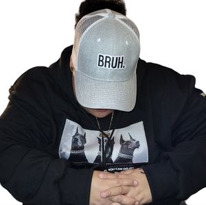 "Bruh" Snap Back 2 tone Hat